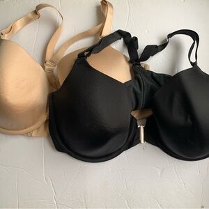 Ti voglio Bras Black and Cream Bra Set 42 D